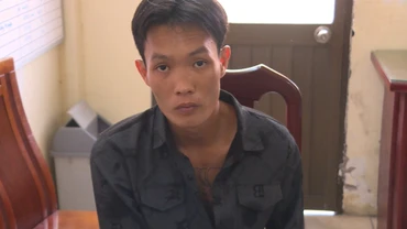 Cồ Khắc Chọn tại Cơ quan Công an thành phố Bà Rịa.