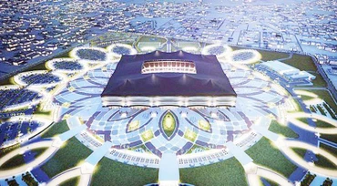 Sân vận động Al Bayt, nơi sẽ diễn ra lễ khai mạc World Cup 2022. 