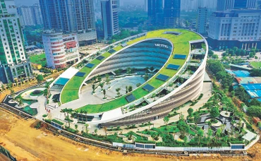 Tòa nhà trụ sở Tập đoàn Viettel đạt chứng chỉ LEED của Hội đồng Công trình xanh Hoa Kỳ. Nguồn: Bộ XÂY DỰNG 