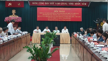 Quang cảnh buổi hội thảo.