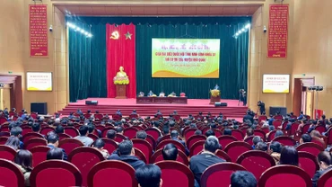 Quang cảnh buổi tiếp xúc. 