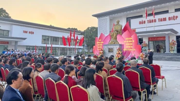 Công trình tổ hợp Bảo tàng-Thư viện thành phố Tam Điệp mang đậm ý nghĩa giáo dục và nhân văn sâu sắc.