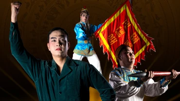 Chương trình nghệ thuật “Lời tuồng-Tiếng trẻ” là cầu nối giúp người trẻ hiểu và yêu nghệ thuật tuồng hơn. (Ảnh: Nhà hát Tuồng Việt Nam)