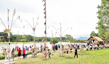 Lối vào không gian triển lãm.