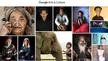 Hơn 200 bức ảnh về 54 dân tộc của Việt Nam đã có mặt trên "bảo tàng số" Google Arts & Culture. (Ảnh chụp màn hình) 
