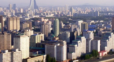Một góc thủ đô Bình Nhưỡng.