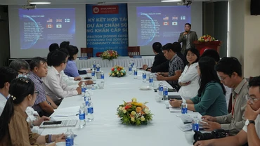 Ban tổ chức thông tin về dự án. 
