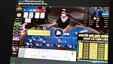 Facebook kiểm soát lỏng lẻo các livestream quảng cáo cờ bạc. (Ảnh chụp màn hình)