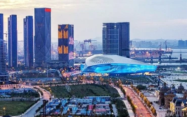 Trung tâm Hội nghị WEF tại Đại Liên, Trung Quốc.