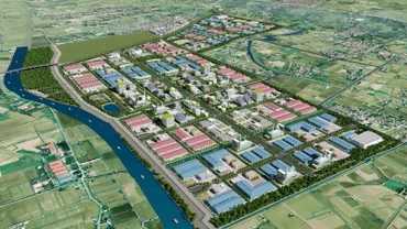 Khu công nghiệp Tiên Thanh có quy mô 410,46ha.