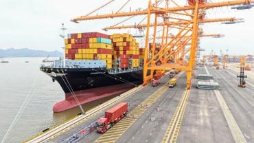 Chuyến tàu mang tên M/V GREENVILLE (quốc tịch Malta) cập bến số 3, số 4 cảng Hải Phòng.