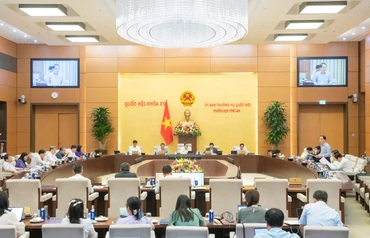Quang cảnh phiên họp chiều 16/5. (Ảnh: DUY LINH)
