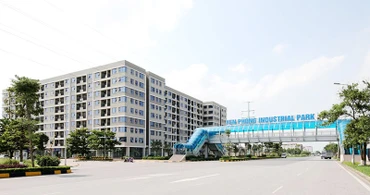 Khu nhà ở công nhân Khu công nghiệp Yên Phong, Bắc Ninh do Tổng công ty Viglacera đầu tư xây dựng.