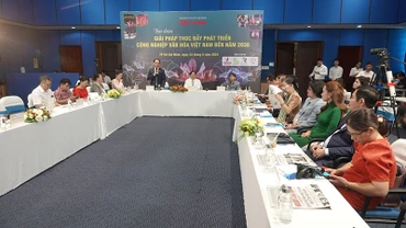 Quang cảnh buổi tọa đàm.
