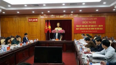 Tỉnh ủy Lạng Sơn thực hiện giao ban thực hiện Quy định số 11-QĐi/TW của Bộ Chính trị.