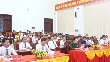 Các đại biểu dự Lễ tổng kết và trao giải cuộc thi.