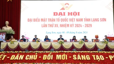 Đại hội đại biểu Mặt trận Tổ quốc Việt Nam tỉnh Lạng Sơn khóa 15, nhiệm kỳ 2024-2029.