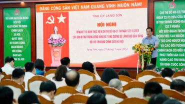 Tỉnh ủy Lạng Sơn tổng kết 10 năm thực hiện Chỉ thị số 40-CT/TW của Ban Bí thư.