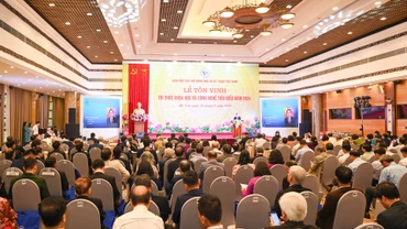 Chủ tịch Quốc hội Trần Thanh Mẫn dự Lễ tôn vinh trí thức khoa học và công nghệ tiêu biểu năm 2024