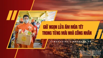 Giữ ngọn lửa ấm mùa tết trong từng mái nhà công nhân