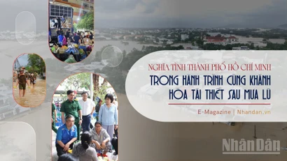 Nghĩa tình Thành phố Hồ Chí Minh trong hành trình cùng Khánh Hòa tái thiết sau mưa lũ