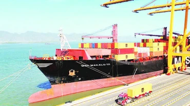 Cảng Hải Phòng phát triển xanh gắn với bảo vệ môi trường. (Ảnh LÊ DŨNG)