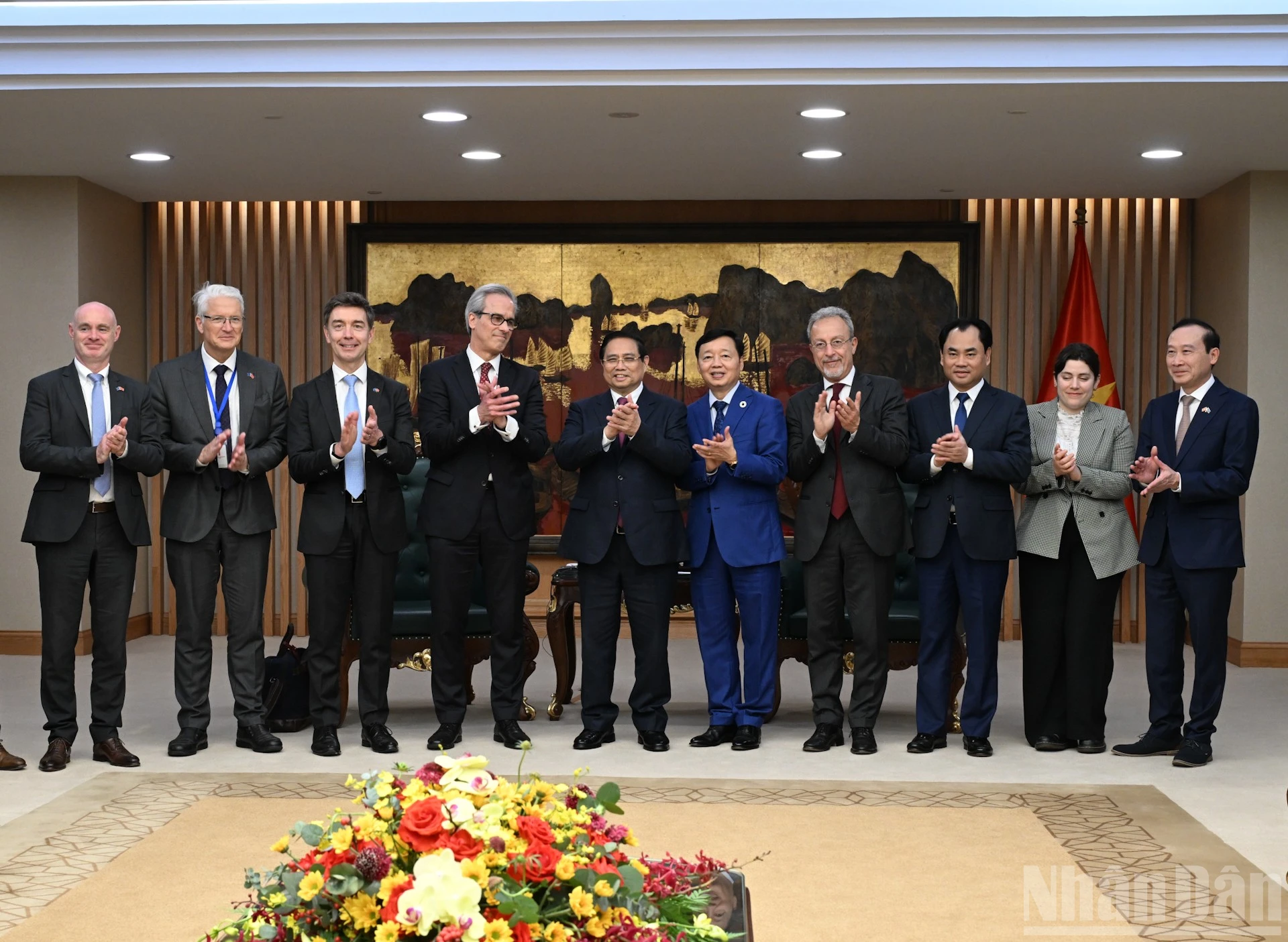 Thủ tướng Phạm Minh Chính tiếp Trưởng Đoàn thanh tra Ủy ban châu Âu Fernando Andresen Guimaraes