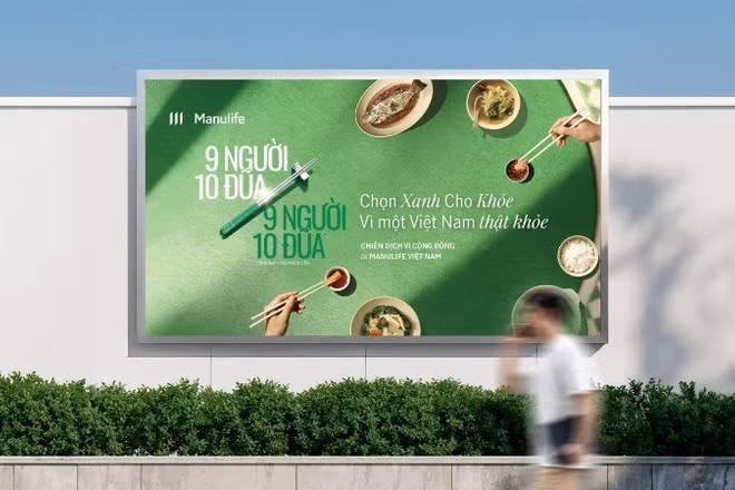 Chiến dịch ‘Chọn XANH Cho KHỎE’ khuyến khích cộng đồng thay đổi thói quen, chẳng hạn dùng đôi đũa gắp chung khi ăn, để hạn chế các bệnh lý hệ tiêu hóa.