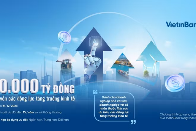 VietinBank dành 50.000 tỷ đồng tín dụng tiếp sức các động lực tăng trưởng kinh tế