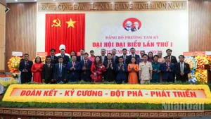 Ban Chấp hành Đảng bộ phường Tam Kỳ, thành phố Đà Nẵng khóa I, nhiệm kỳ 2025-2030 ra mắt.