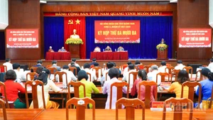 Quang cảnh Kỳ họp thứ 33, Hội đồng nhân dân tỉnh Quảng Nam khóa X, nhiệm kỳ 2021-2026.
