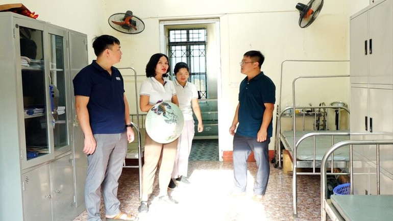 Nơi ăn, chỗ ở của học sinh Trường Phổ thông dân tộc nội trú Trung học cơ sở Phú Lương được đầu tư khang trang. rsz-noi-tru.jpg