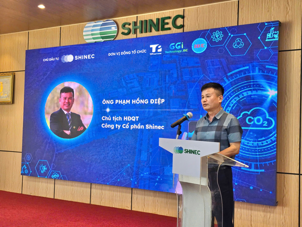 Ông Phạm Hồng Điệp, Chủ tịch Hội đồng quản trị Công ty Cổ phần Shinec. img-7163.jpg