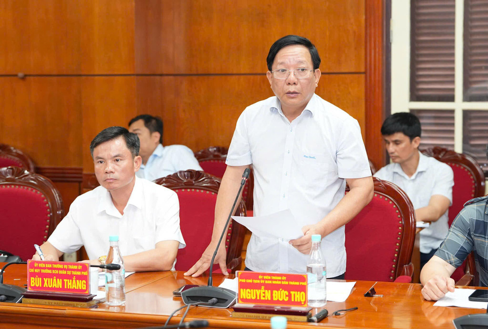 Ông Nguyễn Đức Thọ, Phó Chủ tịch Ủy ban nhân dân thành phố Hải Phòng. 503888217-1012462847733245-3004808205901949690-n.jpg