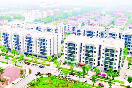 Khu nhà ở xã hội Thanh Lâm-Đại Thịnh (xã Quang Minh, Hà Nội). (Ảnh HUD)