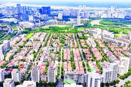 Một góc đô thị Thành phố Hồ Chí Minh. (Ảnh THẾ ANH)