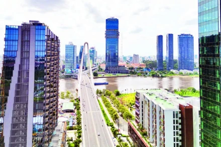 Trung tâm Tài chính quốc tế tại Thành phố Hồ Chí Minh sắp đưa vào vận hành hướng tới mục tiêu trở thành trung tâm tài chính năng động của châu Á. (Ảnh THẾ ANH)