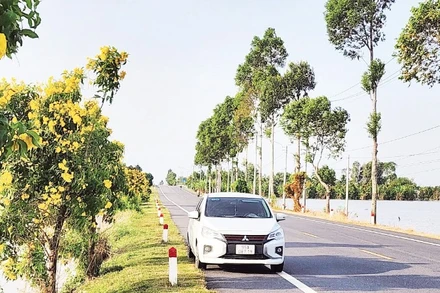 Nhiều tuyến đường đẹp trên địa bàn thành phố Cần Thơ được xây dựng góp phần nâng cao đời sống vật chất, tinh thần cho người dân địa phương.