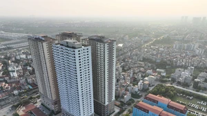 Tại khu vực nội đô Hà Nội, giá căn hộ tăng cao, ở mức từ 5-6 tỷ đồng trở lên. Ảnh: Thế Đại