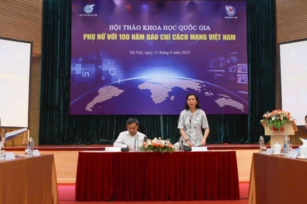 Hội thảo khoa học quốc gia “Phụ nữ với 100 năm Báo chí cách mạng Việt Nam”.