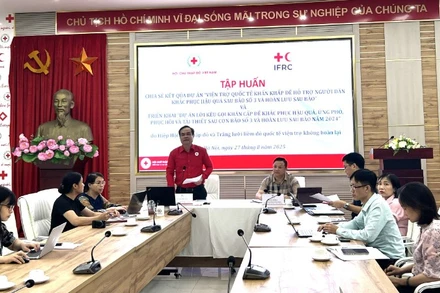 Toàn cảnh chương trình tập huấn. 