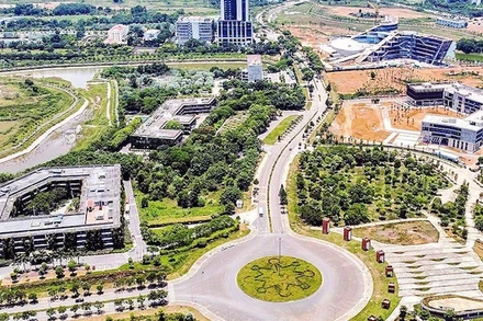 Quang cảnh Khu công nghệ cao Hòa Lạc.