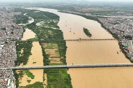 Trục cảnh quan sông Hồng là biểu tượng phát triển của Thủ đô trong kỷ nguyên mới.