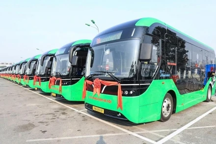 Đầu năm 2025, Tổng Công ty Vận tải Hà Nội (Transerco) đã đưa vào hoạt động 3 tuyến xe buýt điện mới.