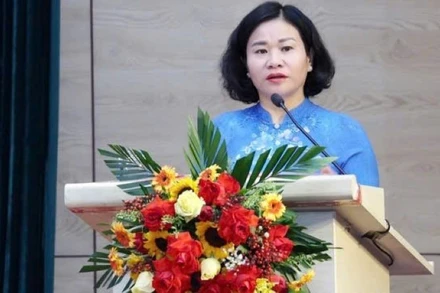 Phó Chủ tịch Ủy ban Trung ương Mặt trận Tổ quốc Việt Nam, Chủ tịch Hội Liên hiệp Phụ nữ Việt Nam Nguyễn Thị Tuyến phát biểu bế mạc.