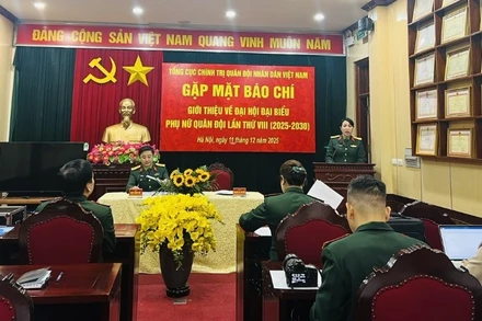 Toàn cảnh cuộc gặp mặt báo chí. 