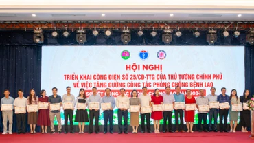 Các cá nhân, tập thể có thành tích xuất sắc trong công tác phòng, chống lao 2023.