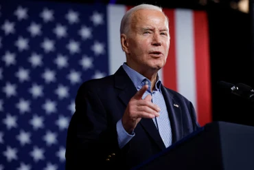 Tổng thống Hoa Kỳ Joe Biden phát biểu trong một sự kiện tranh cử tại thành phố Atlanta, bang Georgia, Hoa Kỳ ngày 9/3/2024. Ảnh: REUTERS