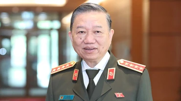 Đại tướng Tô Lâm, Ủy viên Bộ Chính trị, Bộ trưởng Công an. (Ảnh: HỒ NHƯ Ý)