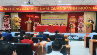 Quang cảnh hội nghị. (Ảnh: PHONG NGUYÊN) 
